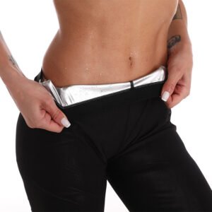 Women's High-waisted Full-coated Sweat-wicking Sports Pants With Buttock Lifting - Image 3