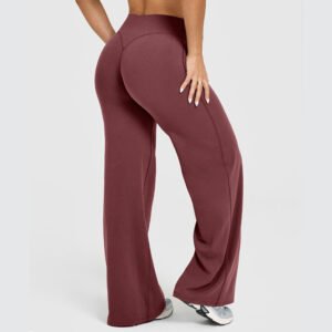 Women's Solid Color Casual Versatile Straight Leg Pants - Image 8