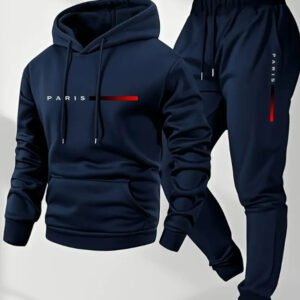 Letter-print Relaxed-fit Hoodie And Long-sleeve Pants Set - Image 10