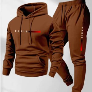 Letter-print Relaxed-fit Hoodie And Long-sleeve Pants Set - Image 8