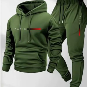 Letter-print Relaxed-fit Hoodie And Long-sleeve Pants Set - Image 10