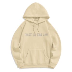 Gray And Blue Characters Hooded Sweatshirt