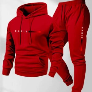 Letter-print Relaxed-fit Hoodie And Long-sleeve Pants Set - Image 9