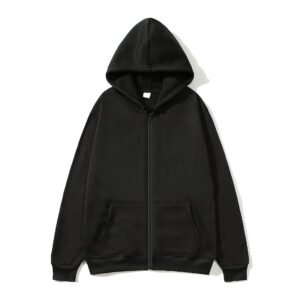 Zipper Cardigan Hoodie For Both Men And Women - Image 4