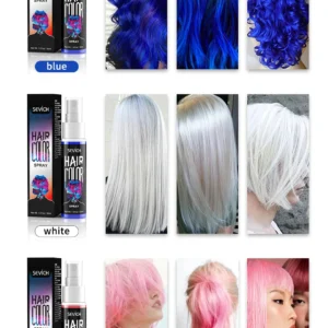 Temporary Hair Color Spray One-Time Hair Dyeing Instant Hair Salon Multi Color Hair Dye Makeup Chalk Washable DIY Party Styling - Image 23