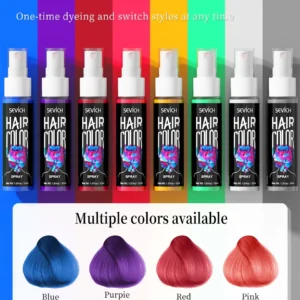 Temporary Hair Color Spray One-Time Hair Dyeing Instant Hair Salon Multi Color Hair Dye Makeup Chalk Washable DIY Party Styling - Image 17