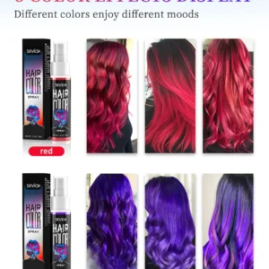 Temporary Hair Color Spray One-Time Hair Dyeing Instant Hair Salon Multi Color Hair Dye Makeup Chalk Washable DIY Party Styling - Image 22