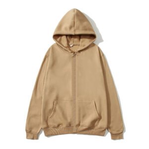 Zipper Cardigan Hoodie For Both Men And Women - Image 9