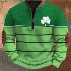 Mens 3D Digital Print Fashion Zip Up Hoodie For Spring And Autumn - Image 10