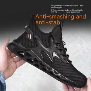 Anti Smashing And Anti Piercing Steel Toe Safety Shoes - Image 3