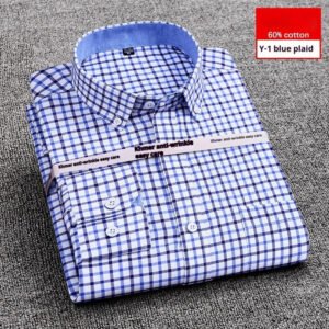 Men's Purified Cotton Long Sleeve Shirt Anti-wrinkle Heartless Slim Fit - Image 9