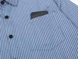 Men's Striped Casual Shirt detail view