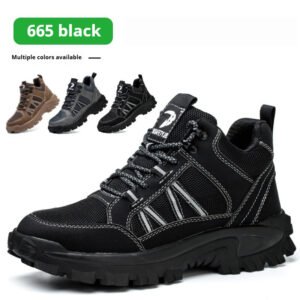 Anti Smashing And Anti Piercing Steel Toe Safety Shoes - Image 6