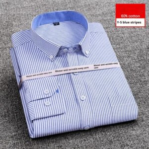 Men's Purified Cotton Long Sleeve Shirt Anti-wrinkle Heartless Slim Fit - Image 10
