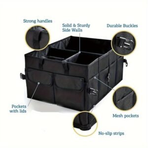 Car Trunk Storage Net For Organizing And Storing Items In The Vehicle - Image 5