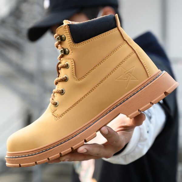 Steel Toe Safety Work Shoes side view