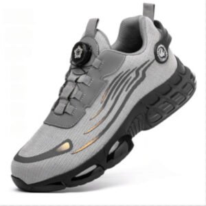 Men's Wear-resistant Workwear Breathable Fly Woven Shoes - Image 8