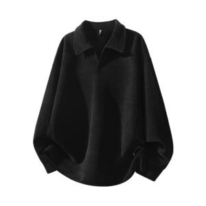 Mens Casual Long-Sleeve Lapel Top For Autumn And Winter - Image 7