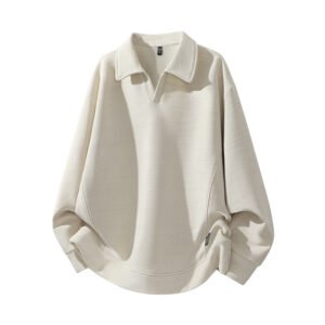 Mens Casual Long-Sleeve Lapel Top For Autumn And Winter - Image 6