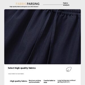 Loose Straight Casual Quick-drying Sports Pants Embroidered Wide-leg Pants - Image 5