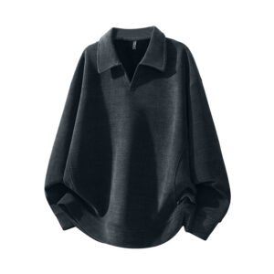Mens Casual Long-Sleeve Lapel Top For Autumn And Winter - Image 5