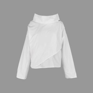 Long Sleeve Loose Stand-up Collar Jacket - Image 5