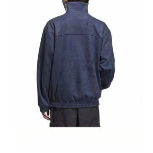 Men’s Retro Suede Track Jacket with Frog Buttons - Image 5