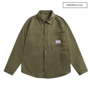 Mens Loose-fit Trendy Versatile Casual Shirt - Image 6