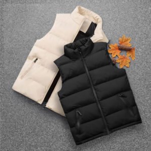 Men's Casual Down Cotton Vest - Image 4
