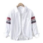 Mens Stylish Casual Versatile And Relaxed-fit Artistic Top