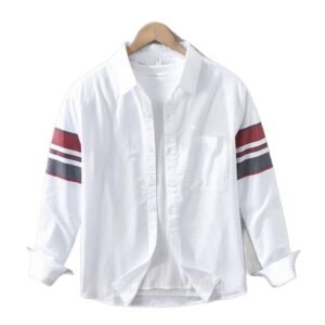 Mens Stylish Casual Versatile And Relaxed-fit Artistic Top