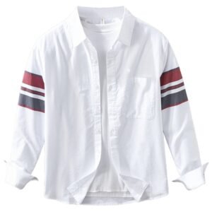 Mens Stylish Casual Versatile And Relaxed-fit Artistic Top