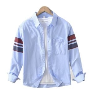 Mens Stylish Casual Versatile And Relaxed-fit Artistic Top