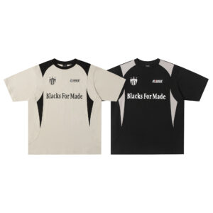 Men's Retro Contrast Stitching Graphic T-Shirt - Image 3