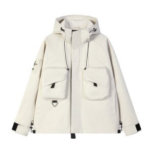 Men’s Lightweight Waterproof Windbreaker Jacket with Hood - Image 7