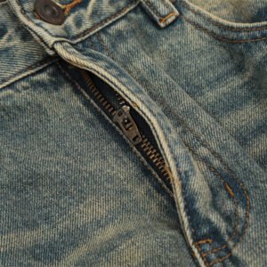 Men's Washed Yellow Jeans - Image 7