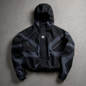 Men’s Hooded Patchwork Jacket - Image 6