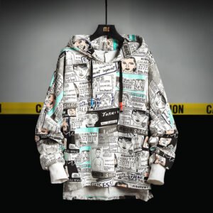 Men's Graphic Print Streetwear Hoodie - Image 4
