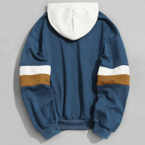 Loose fit Varsity-Style Hooded Sweatshirt - Image 3