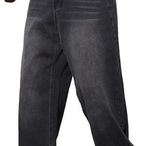 Men's Baggy Straight-Leg Streetwear Jeans - Image 4