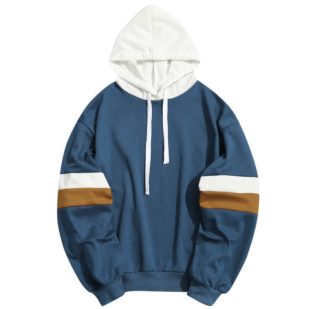 Loose fit Varsity-Style Hooded Sweatshirt