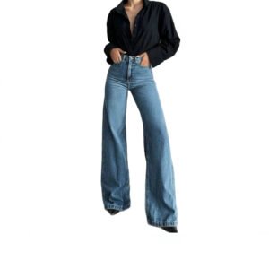 Women's Washed Stretch Bootcut Jeans