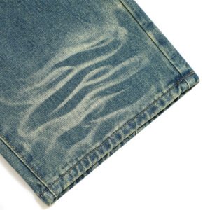Men's Washed Loose-Fit Jeans - Image 9