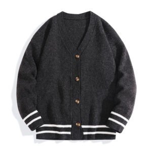 Men’s Relaxed Knit Streetwear Cardigan - Image 5