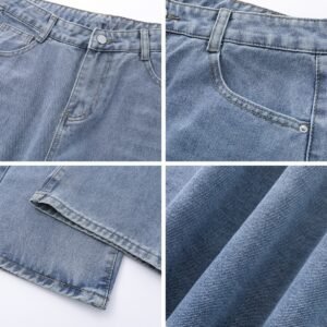 Mens Casual Vintage straight Jeans - Image 3