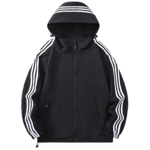 Men's Loose Fit Casual Hooded Jacket - Image 6