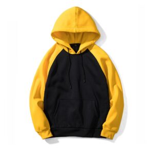 Men's Colour Block Pullover Hoodie