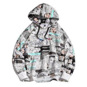 Men's Graphic Print Streetwear Hoodie
