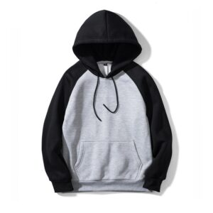 Men's Colour Block Pullover Hoodie - Image 6
