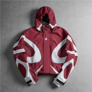 Men’s Hooded Patchwork Jacket - Image 3